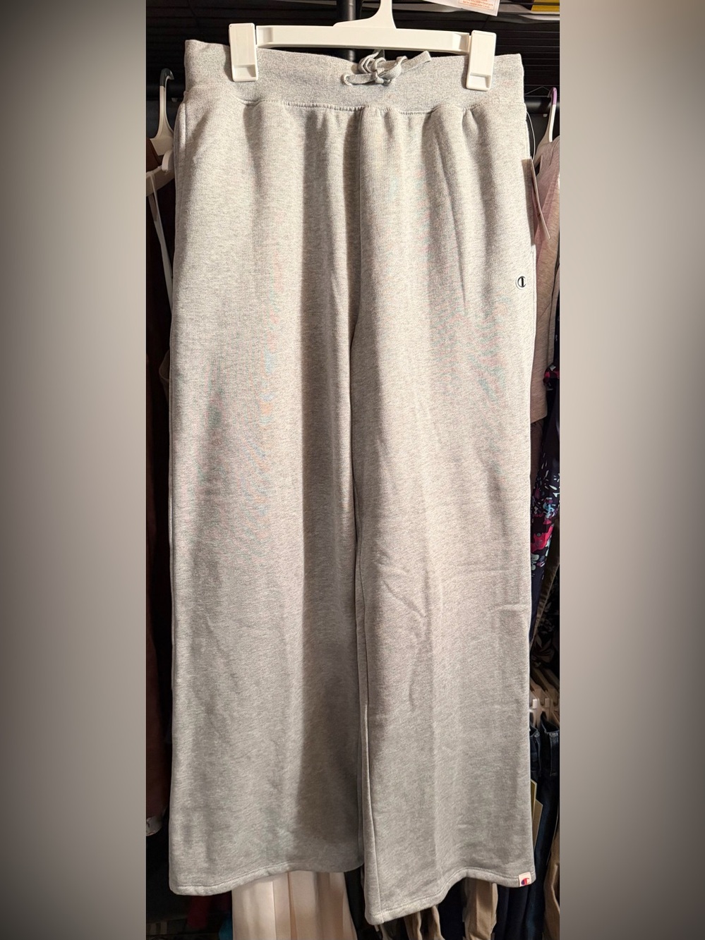 Champion Light Gray Fleece Sweatpants